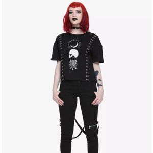 BlackCraft Hook & Eye Closure Girls Top Hot Topic Exclusive